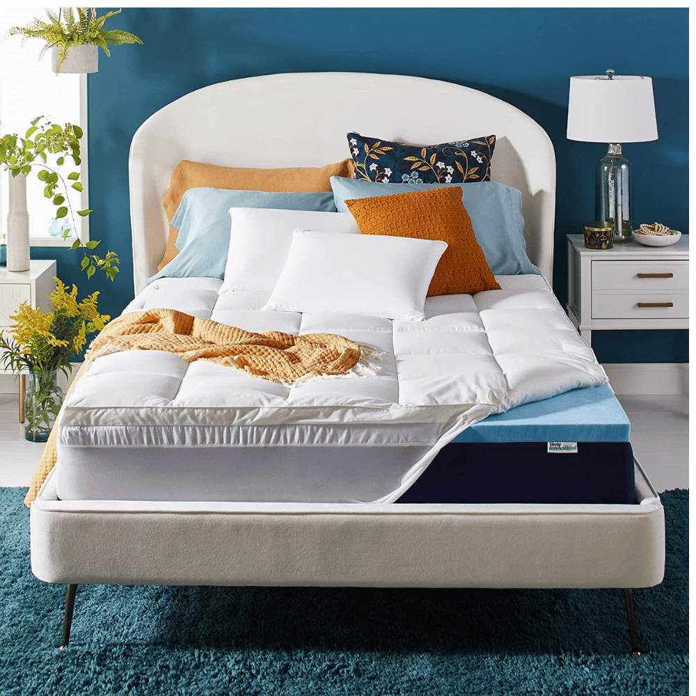 Sleep Innovations gel fiberfill Mattress Topper