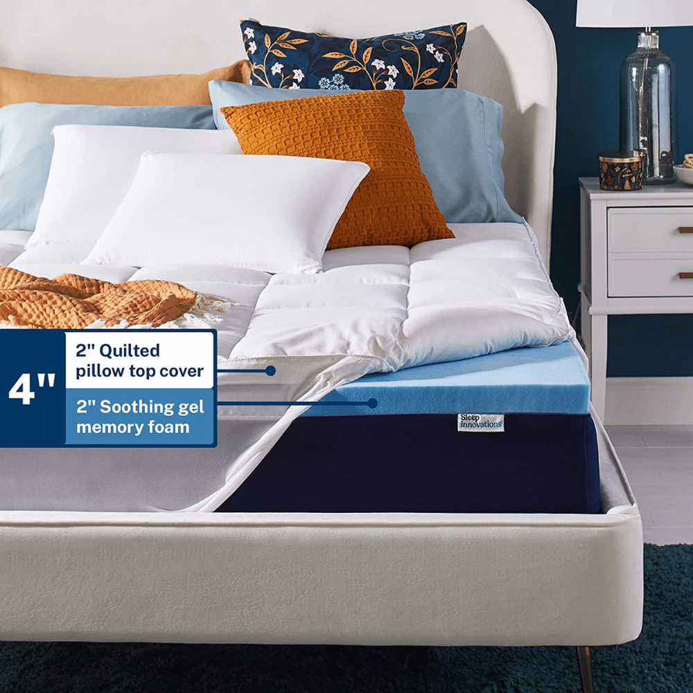 Sleep Innovations dual-layer Topper