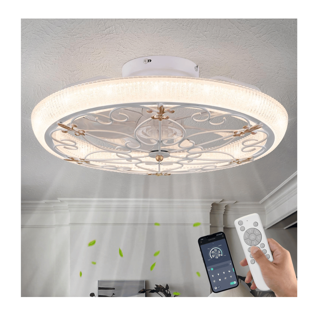 HuixuTe enclosed ceiling fan