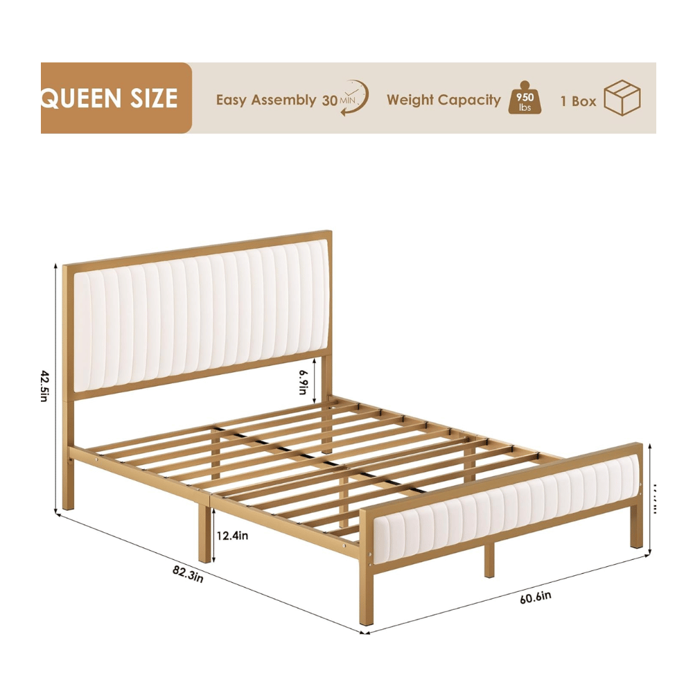 HIFIT sturdy bed frame