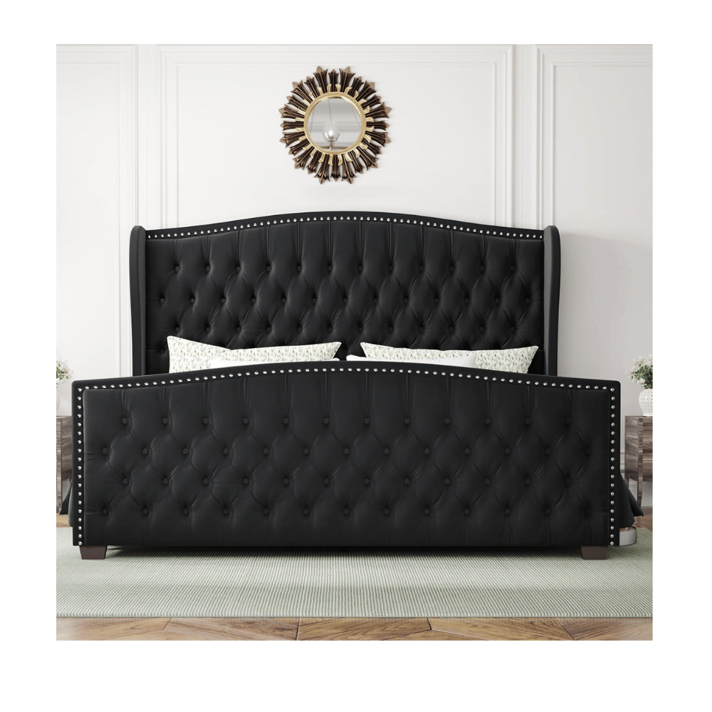 LUXOAK modern bed frame