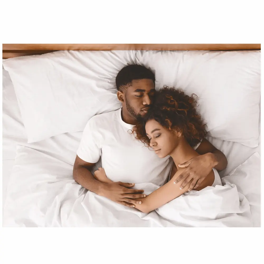 A couple in deep sleep mode
