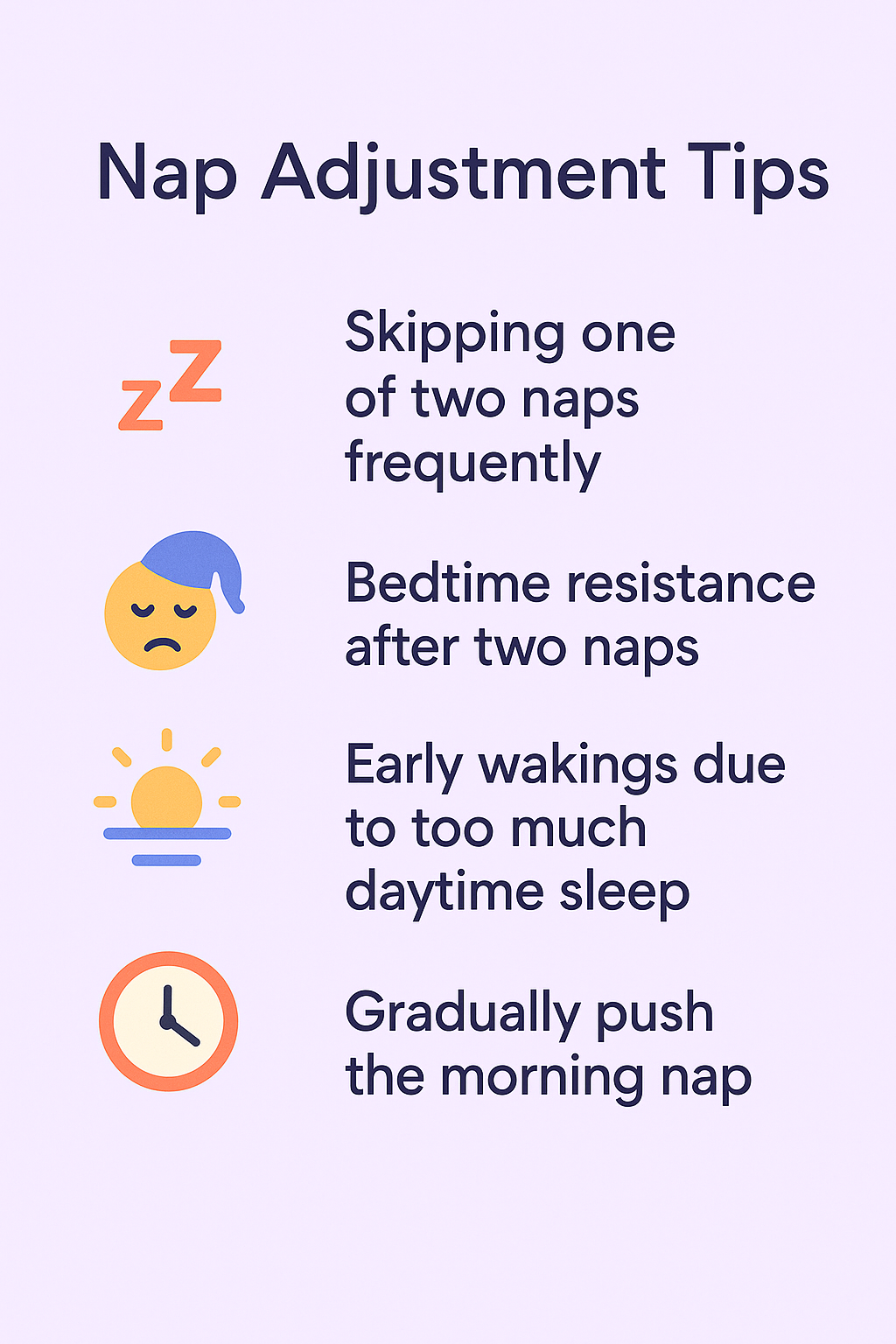 Tips for managing daytime sleep