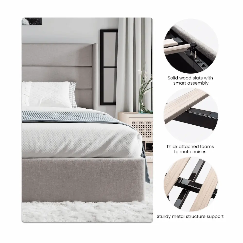 SHA CERLIN minimalist design bed