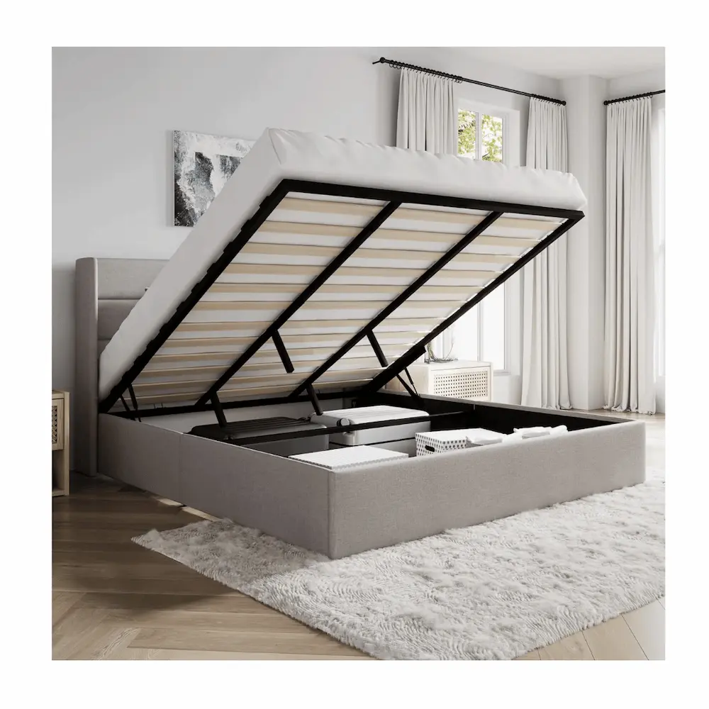SHA CERLIN metal frame bed