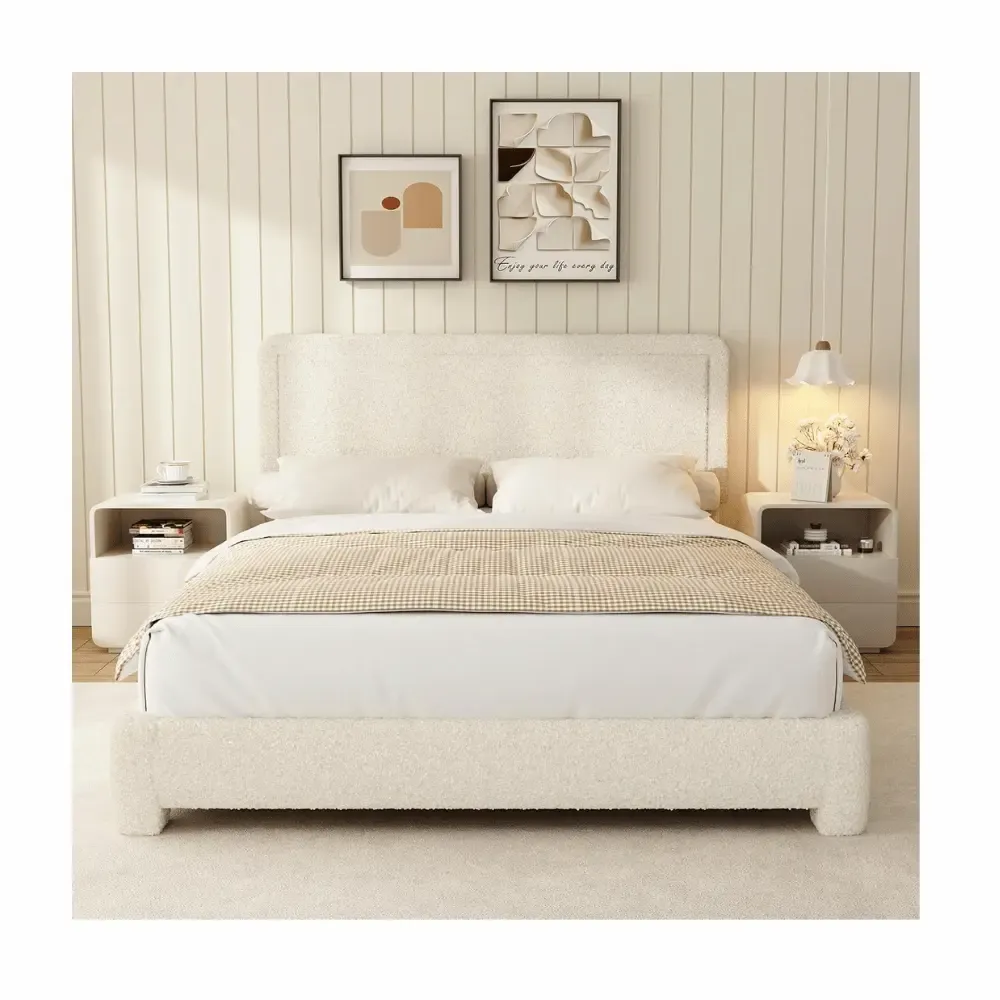 WEUP boucle Cloud Bed