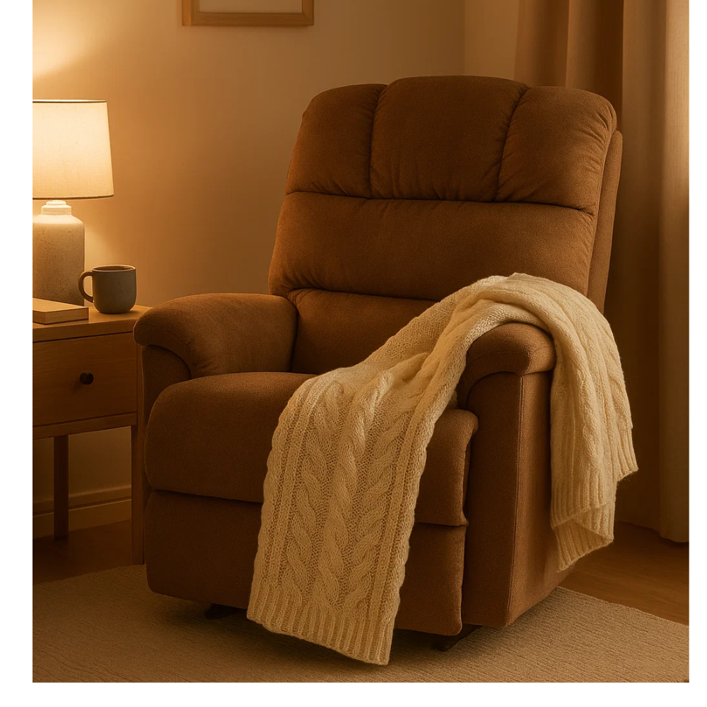 Cozy brown La-Z-Boy recliner