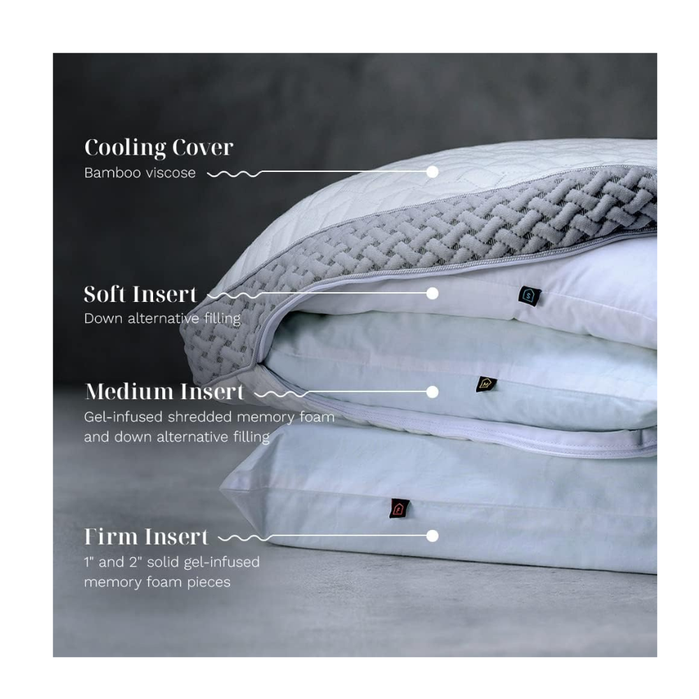 Luxome Down alternative layer pillow
