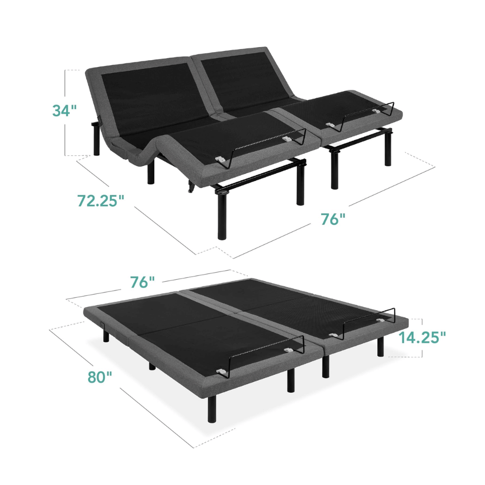 Best Choice Products bed dimensions
