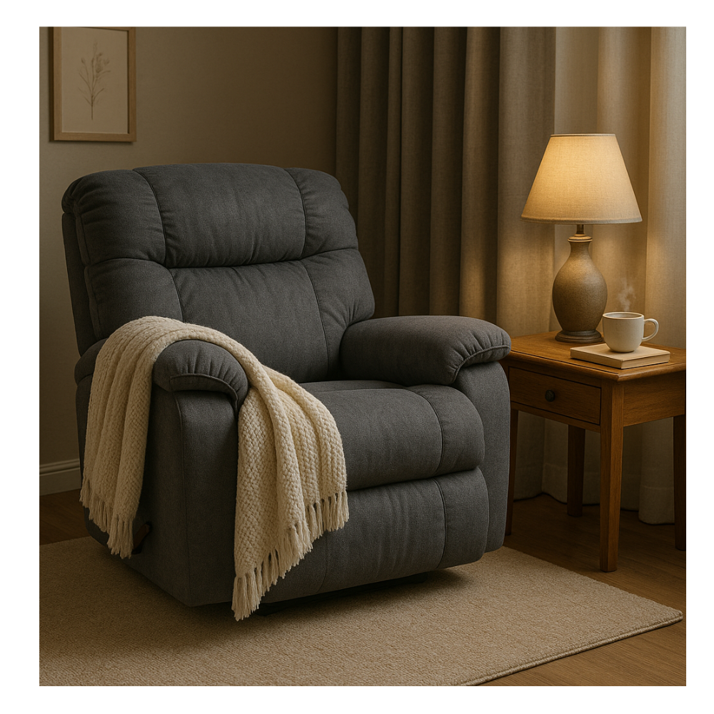 Recliner with sleeper comfort