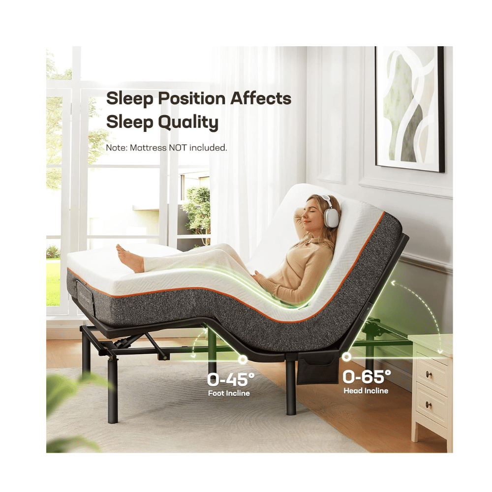 Marsail ergonomic incline bed