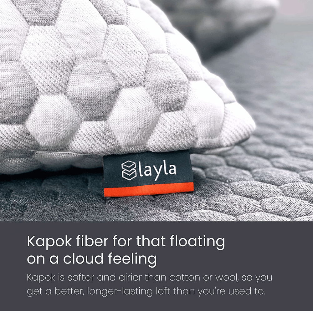 Layla kapok hybrid pillow