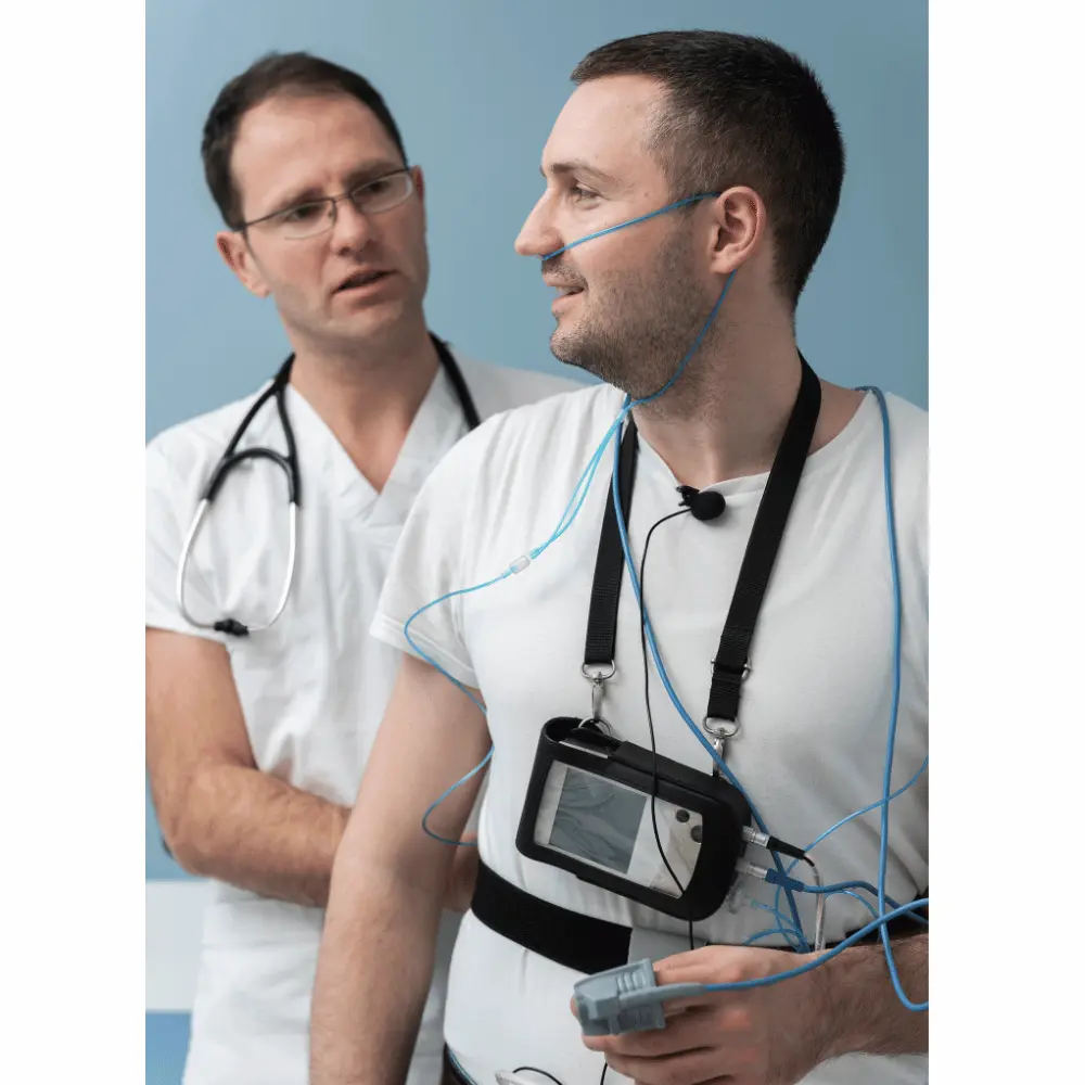 sleep technician patient prep