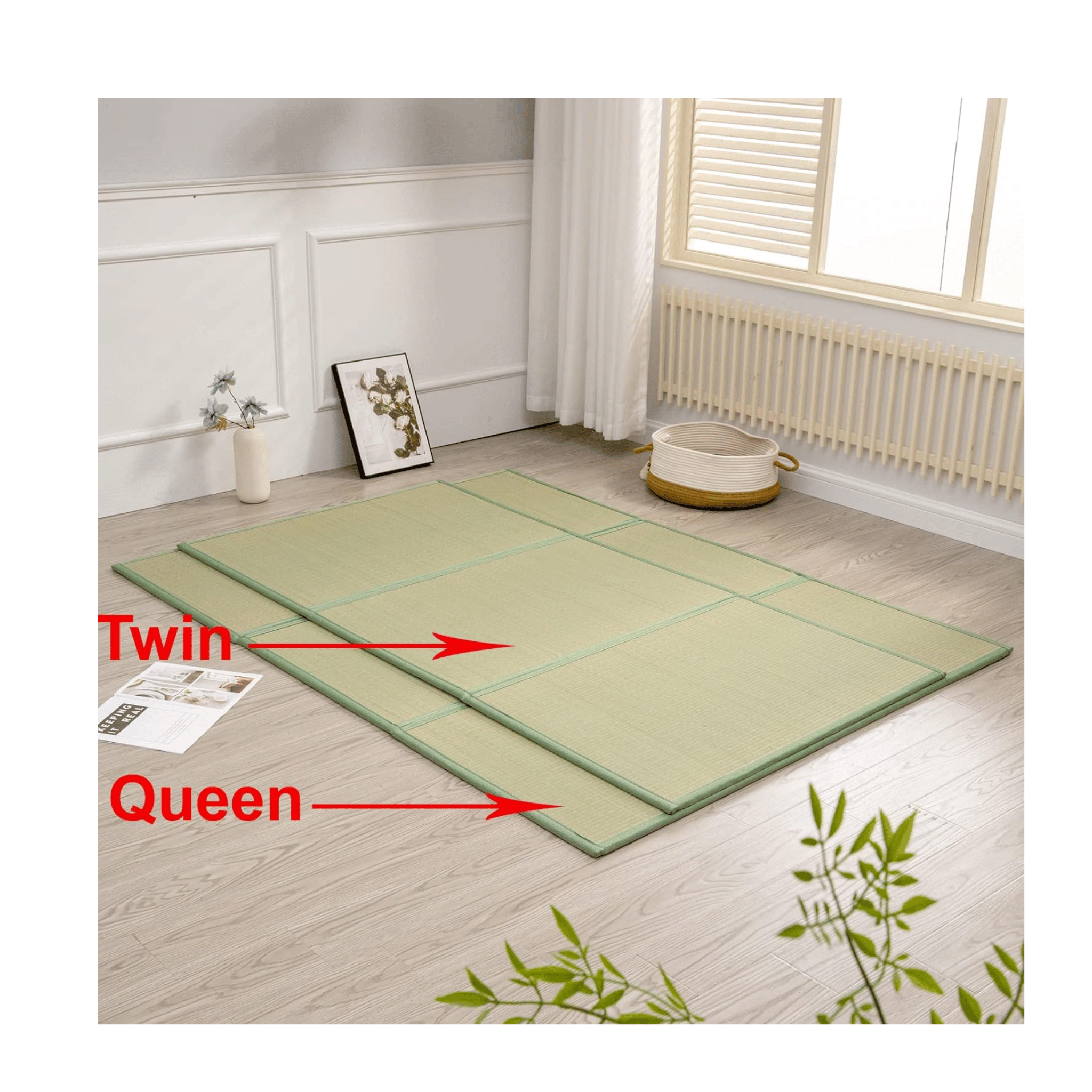 KITBRHOME tatami mat twin and queen sizes