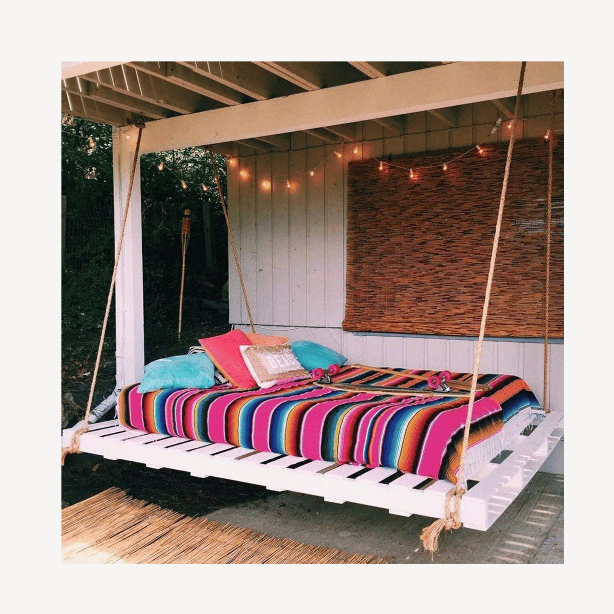 Eccbox rustic swing blanket