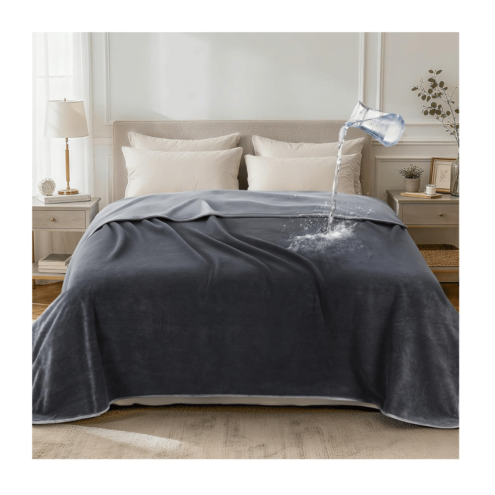 LOOBANI waterproof bed blanket