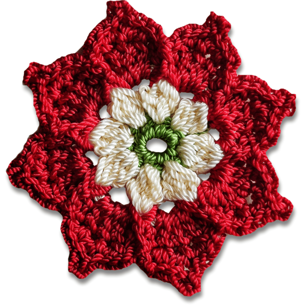 crochet flower motif