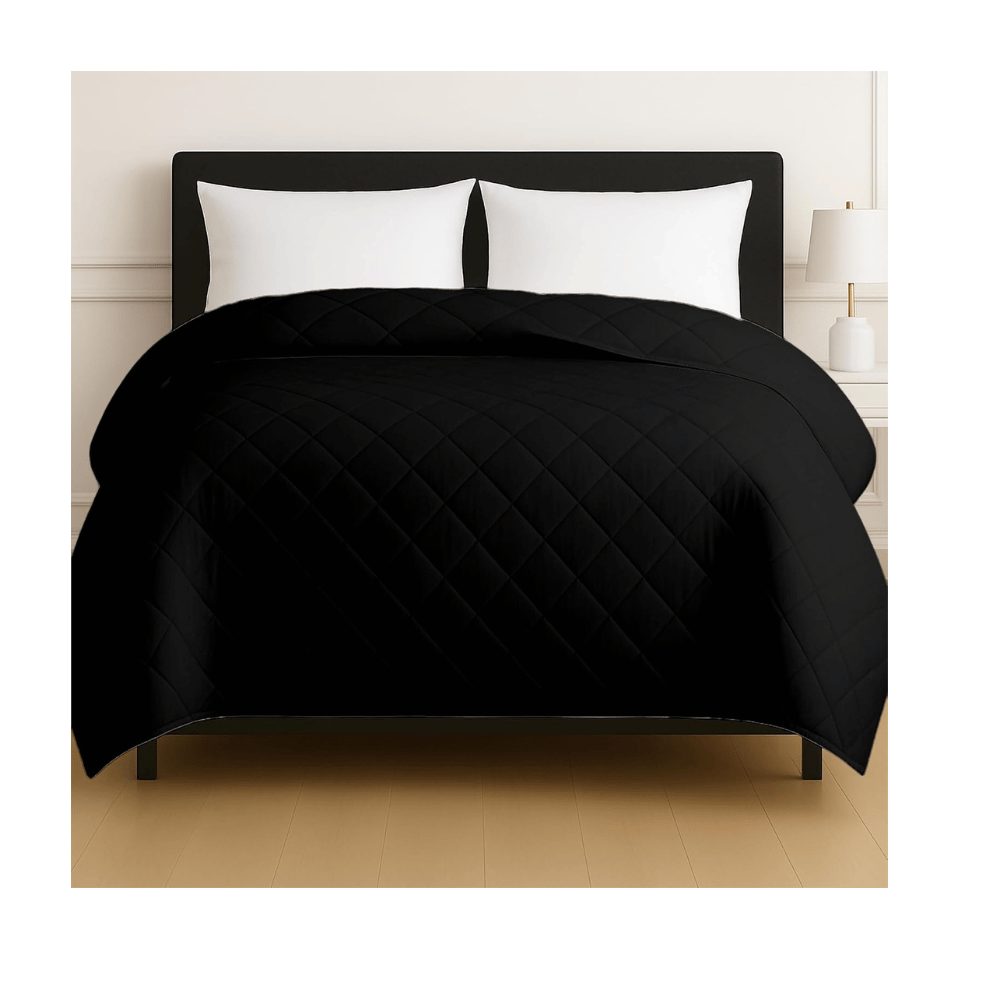 homesmart 50 lbs weighted blanket black bed heavy pressure comfort