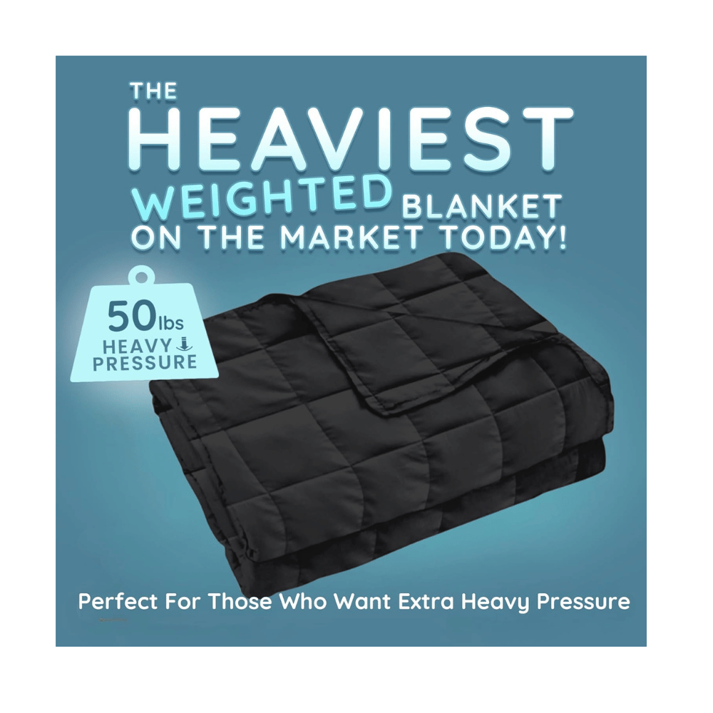 homesmart weighted blanket 50 lbs heavy pressure ad