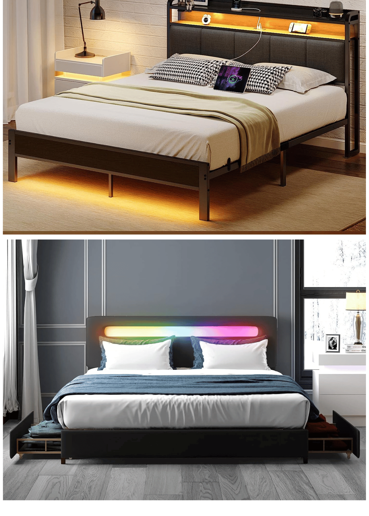 Is the Bed Frame With Led Lights the Secret to Better Sleep?