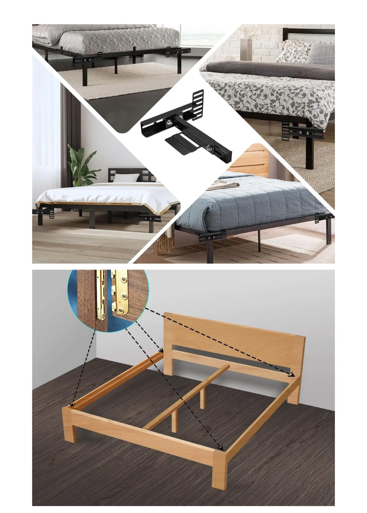 End Bed Squeaks Forever with the Right Bed Frame Brackets