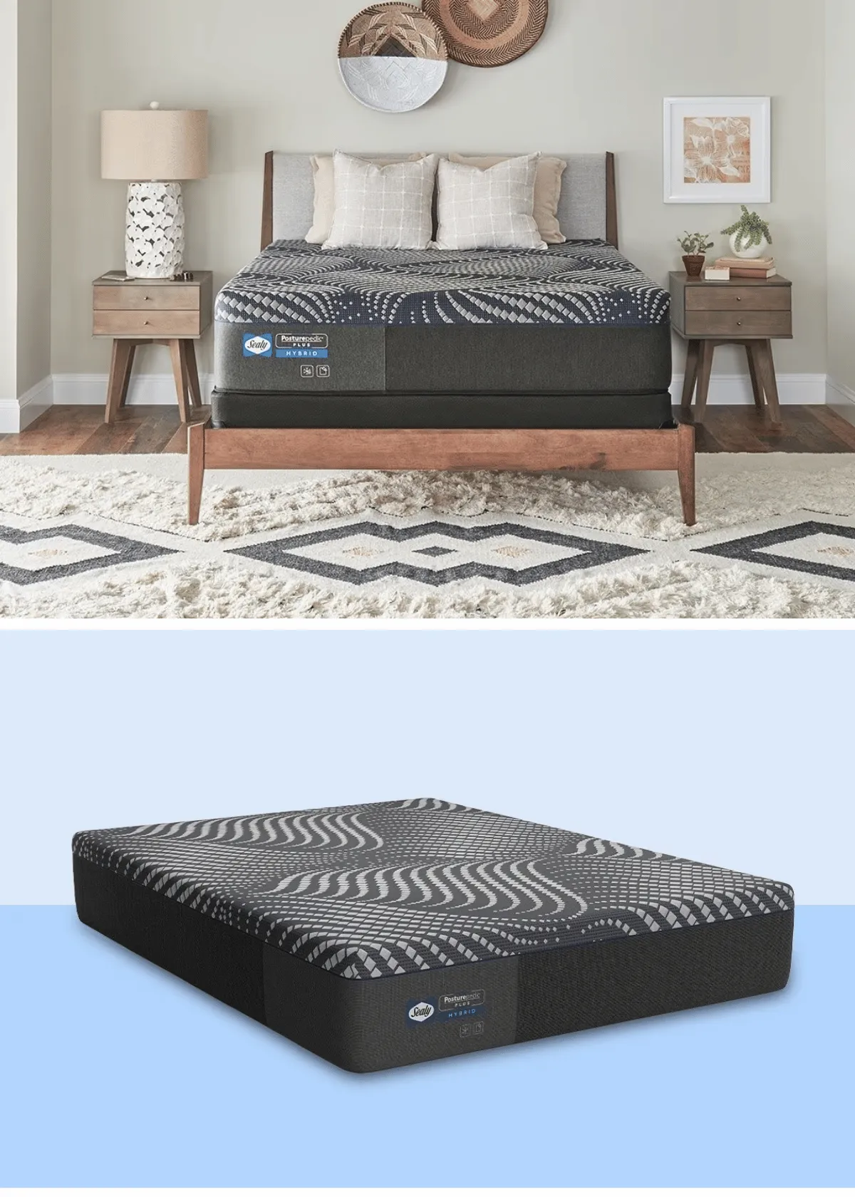 Sealy Posturepedic Plus Hybrid High Point 14" Plush Mattress