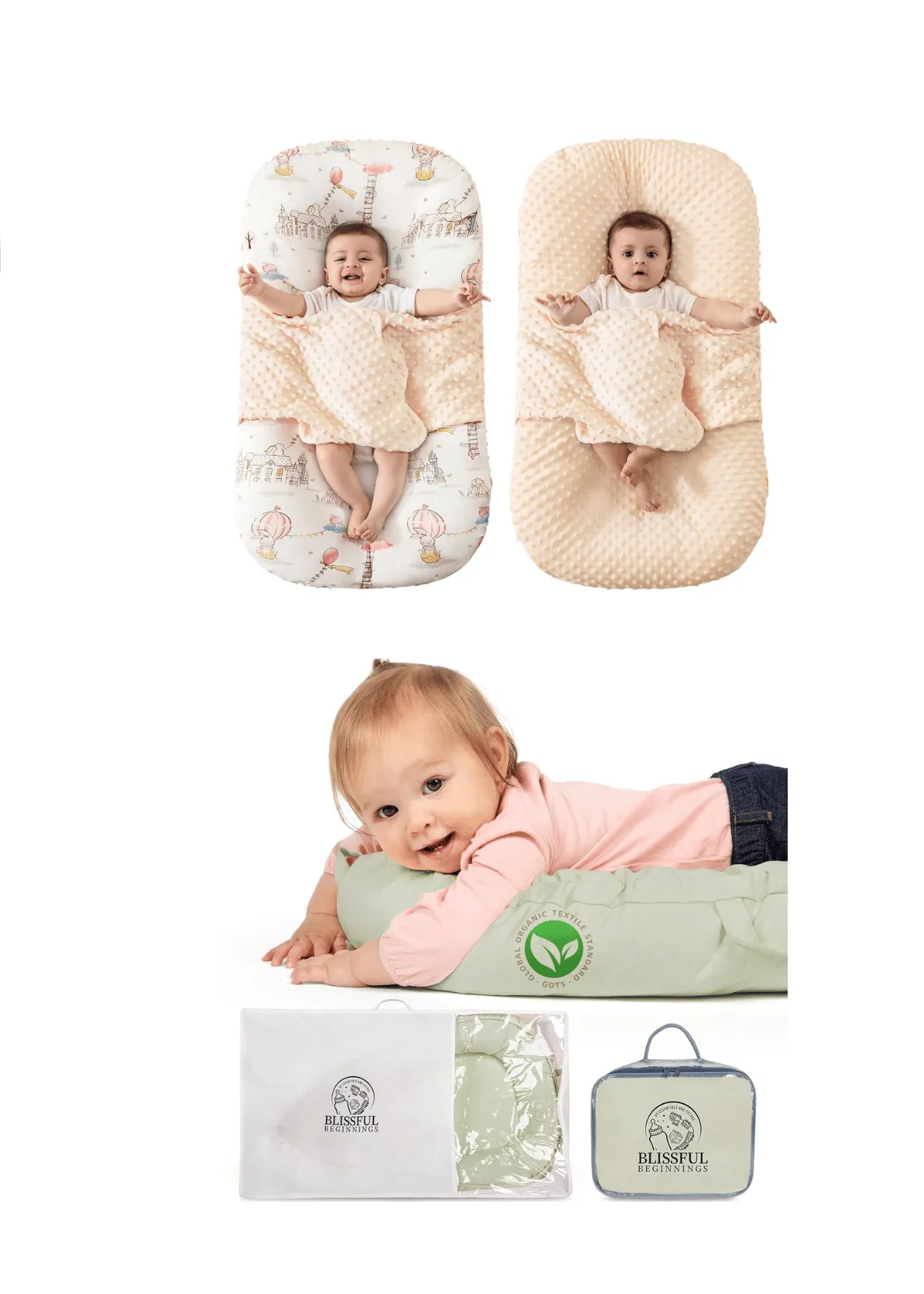 Infant lounge pillow